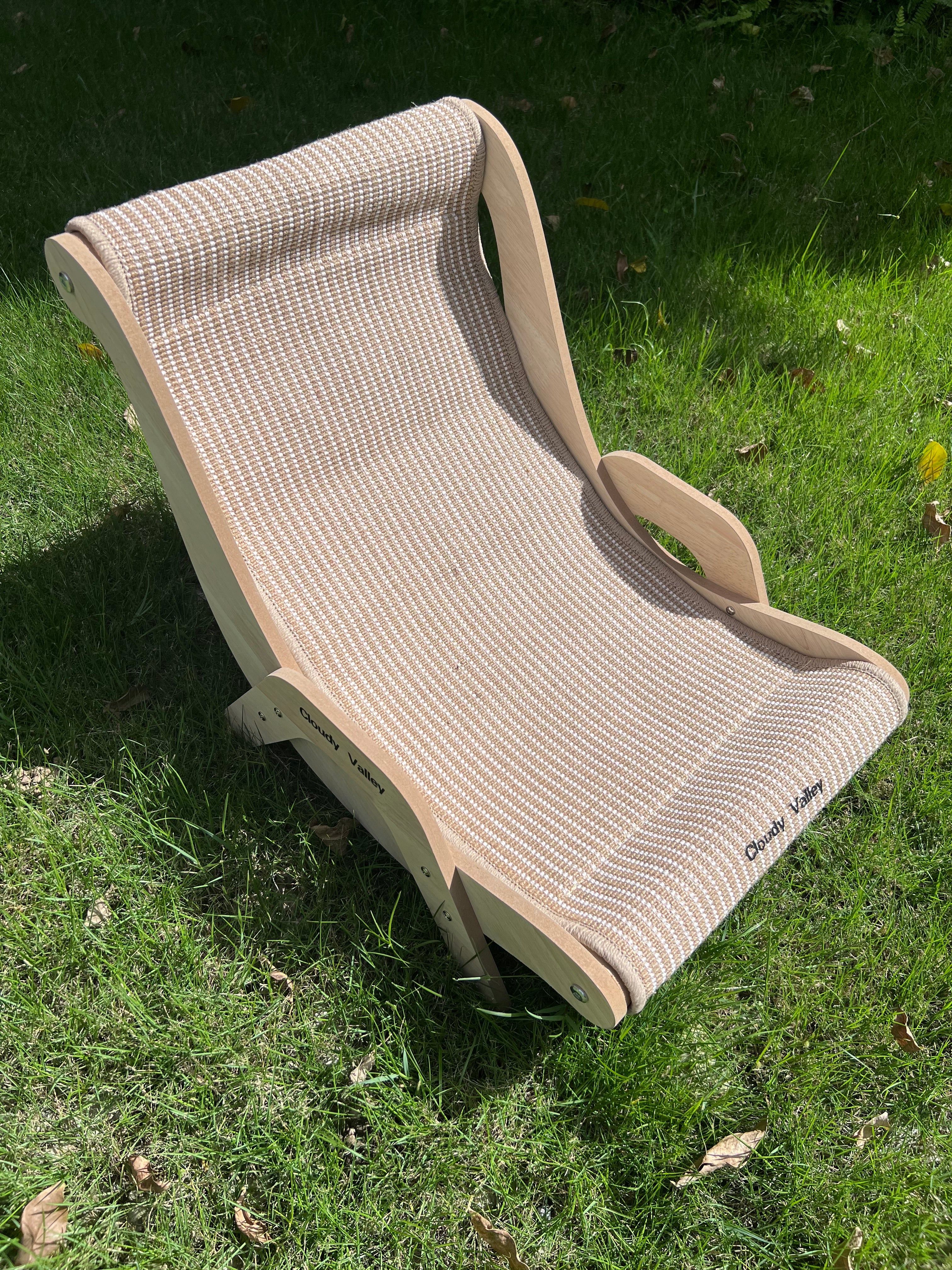 Dog Sofa Bed Indoor Dog Wooden Indoor Elevated Cat Bed with Removable Mattress Cover for Cats, Puppy Puppy or Small Animals (Grey, Medium)